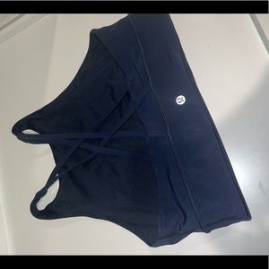 True Navy Lululemon Energy Bra High Neck SIZE 10